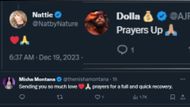 A lot of people sent messages to Lana
